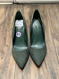 Marc fisher Elegant Olive Green Vegan Suede Pumps Size: 8.5