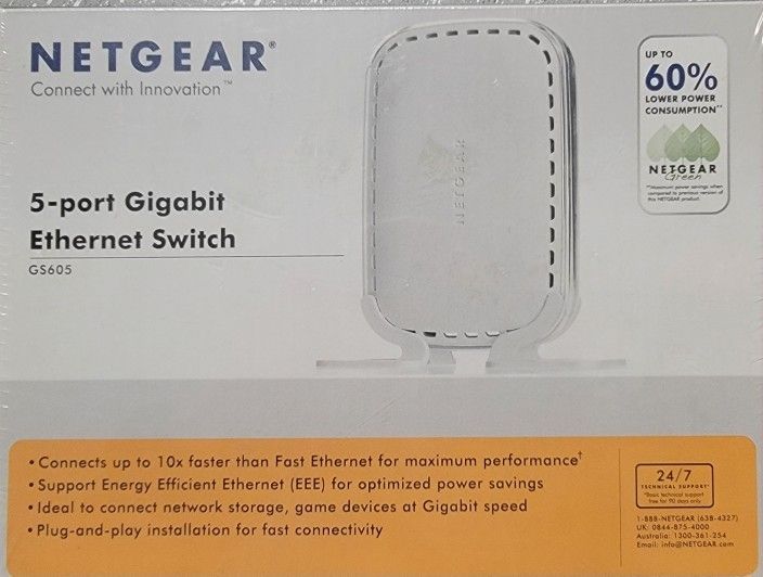 Netgear 5 port Gigabit Ethernet Switch