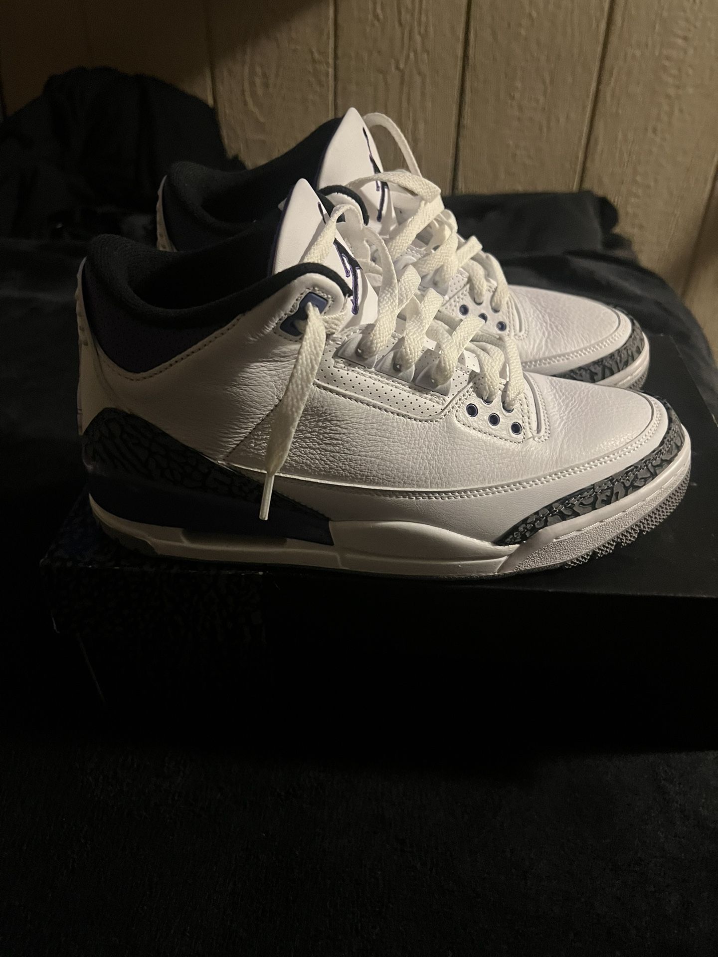 Dark Iris Jordan 3s Size 9