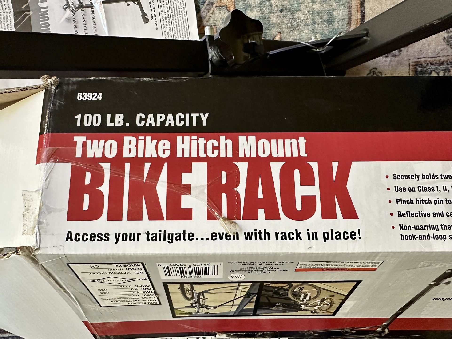Haul Master Two Bike hitch Mount Rack
