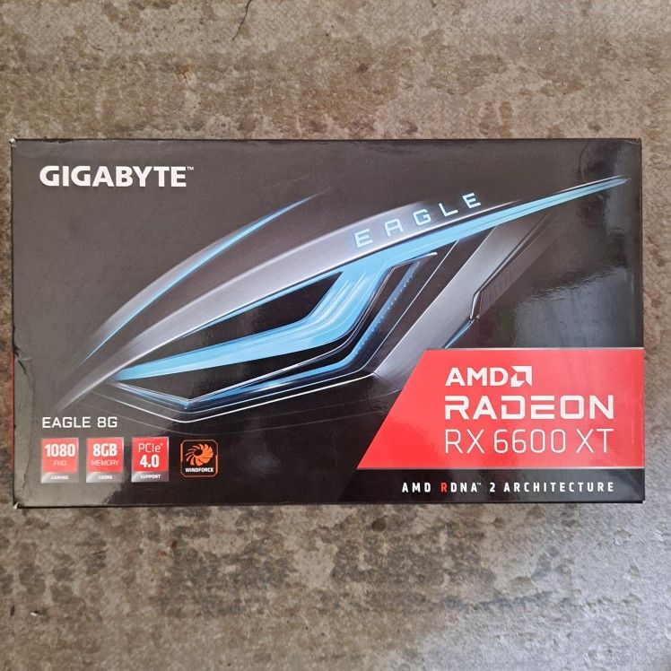Windforce Amd AMD Radeon RX 6600 XT Gigabyte Eagle Windforce 8GB for Sale in Los ...