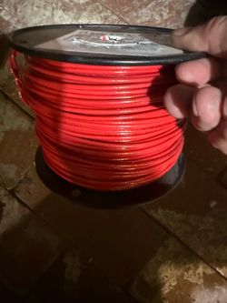 Red Electrical Wire Spool