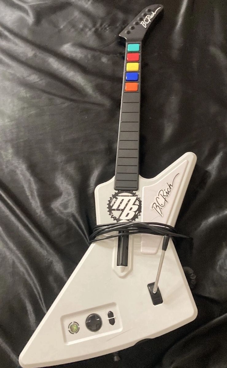 Guitar Hero Xbox 360 X-Plorer Xplorer Wired Controller 95157 RedOctane-No Strap