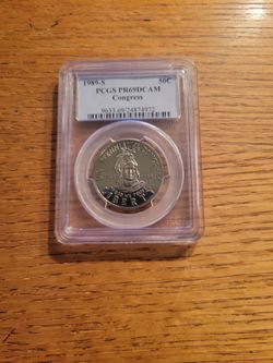 1989 S Congress Bicentennial commemorative Half Dollar