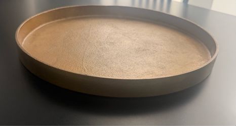 Gold Metal Decor Tray