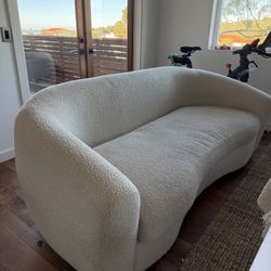 Like New Boucle Sofa