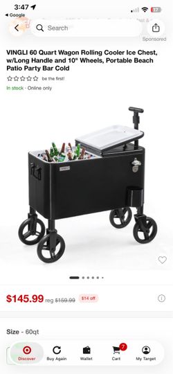 New wagon ice chest