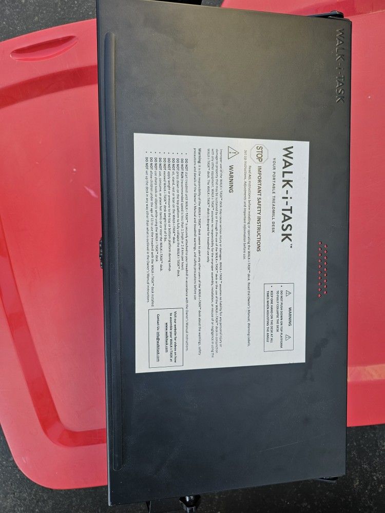 Walk I-Task Treadmill Desk