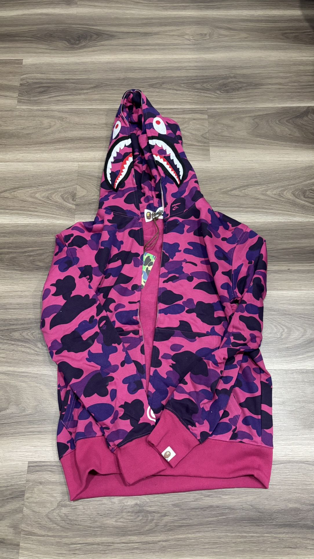 PURPLE CAMO BAPE HOODIE