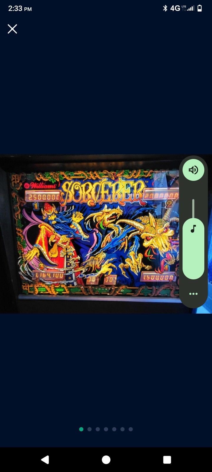 Willams Sorcerer Pinball Machine
