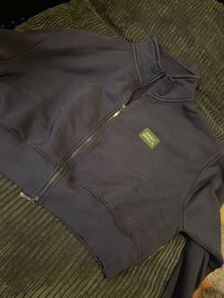 Daily Drills Navy Double Zip Sweatshirt
