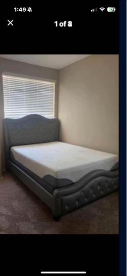 Queen bed head & footboard $200