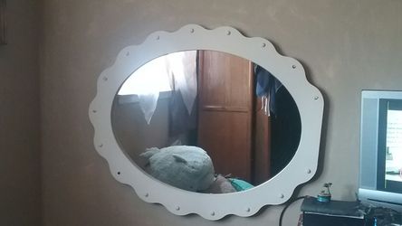 Large painted Mirror