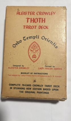 Aleister Crowley Thoth Tarot Deck
