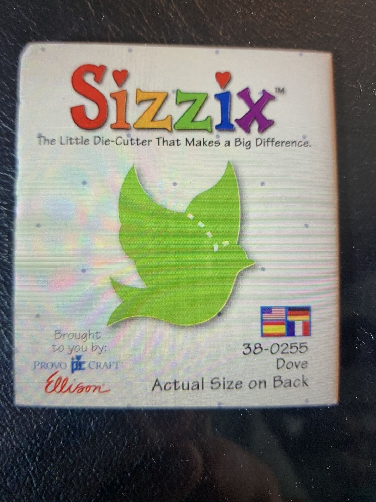 Sizzix Dove Small Die