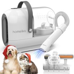 Homeika Pet Grooming Kit & Dog Hair Vacuum 99% Pet Hair Suction, 3L Pet Vacuum Groomer