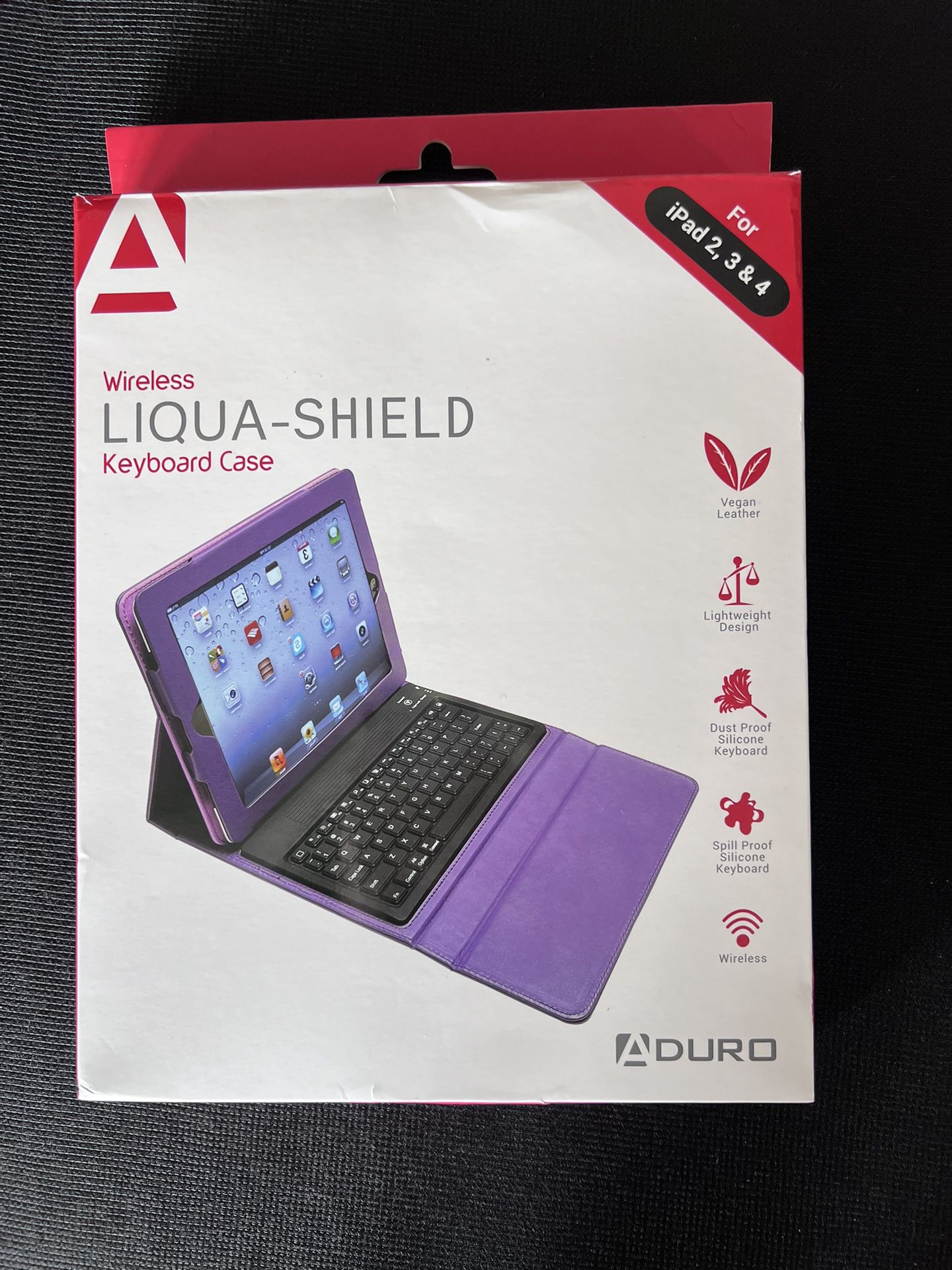 ADURO Liqua Shield Wireless Keyboard Case iPad