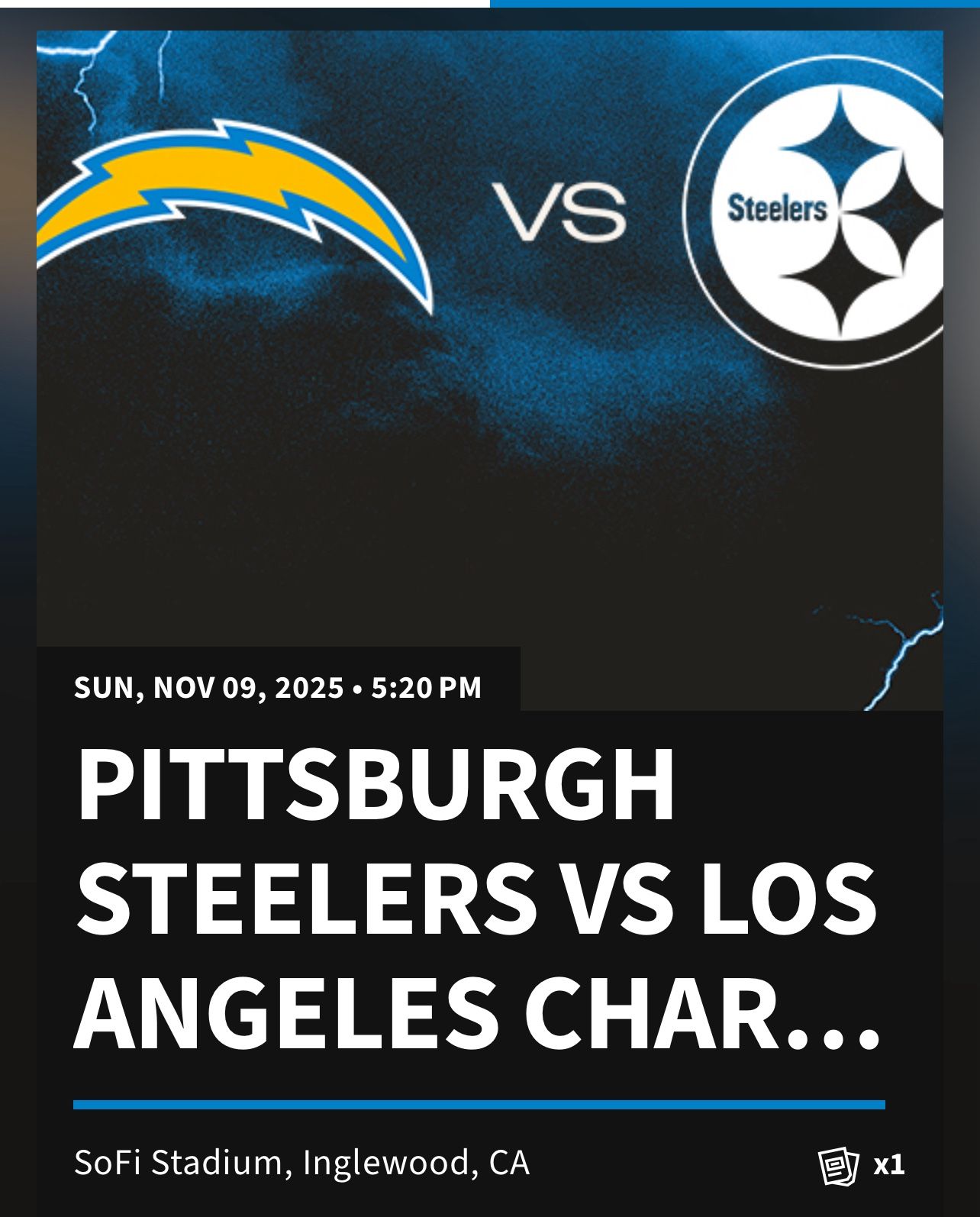 Steelers Vs Chargers