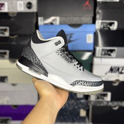 Size 8.5M - Jordan 3 “Wolf Grey”