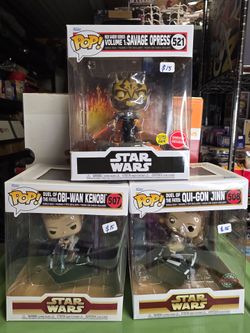 Funko Pop Star Wars #521 #507 #508