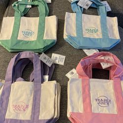 Trader Joe’s canvas mini tote bags