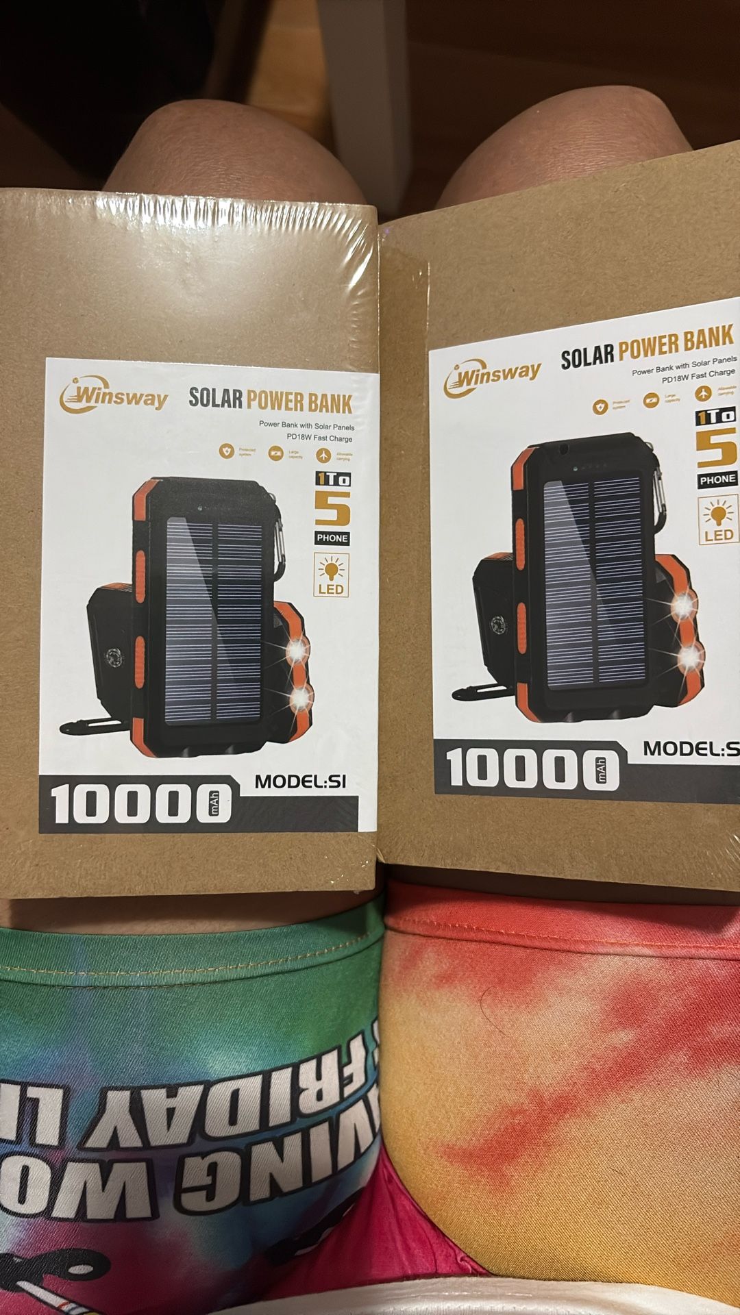 These Are Solar Panel Chargers.