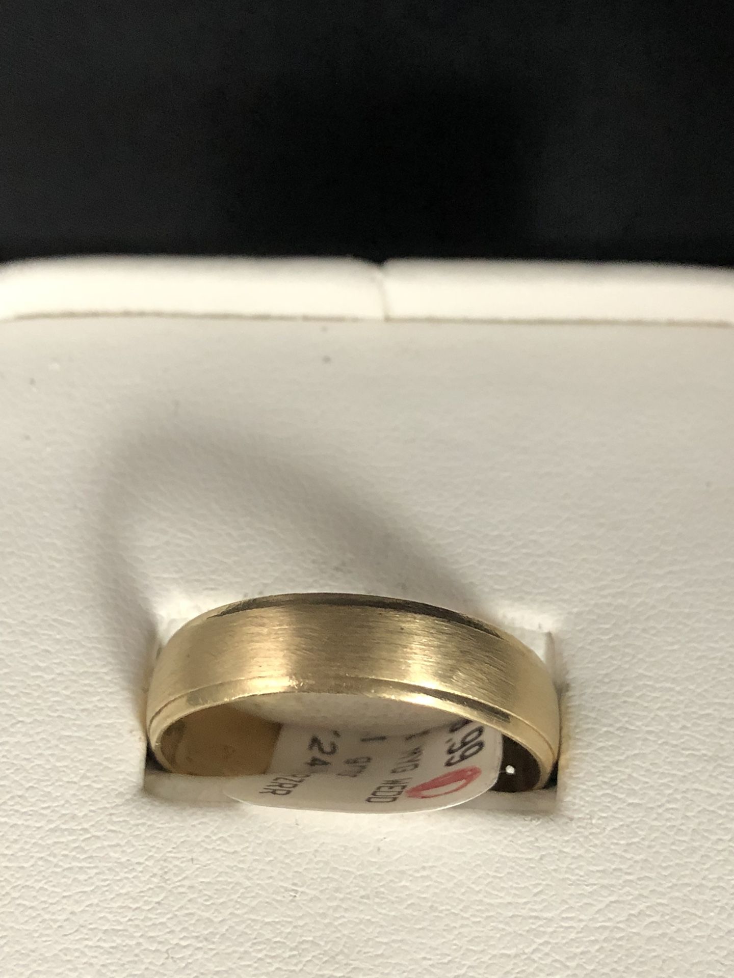 14k Y/G Wedding Band 6.1 Grams Size 12