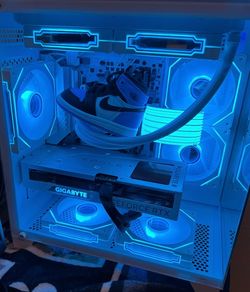 Gaming PC and monitor