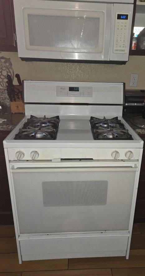 Oven Gas Stove Range, and free microwave