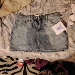 Playboy Denim Skirt