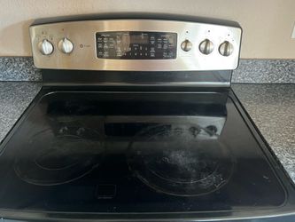 Electric stove double oven