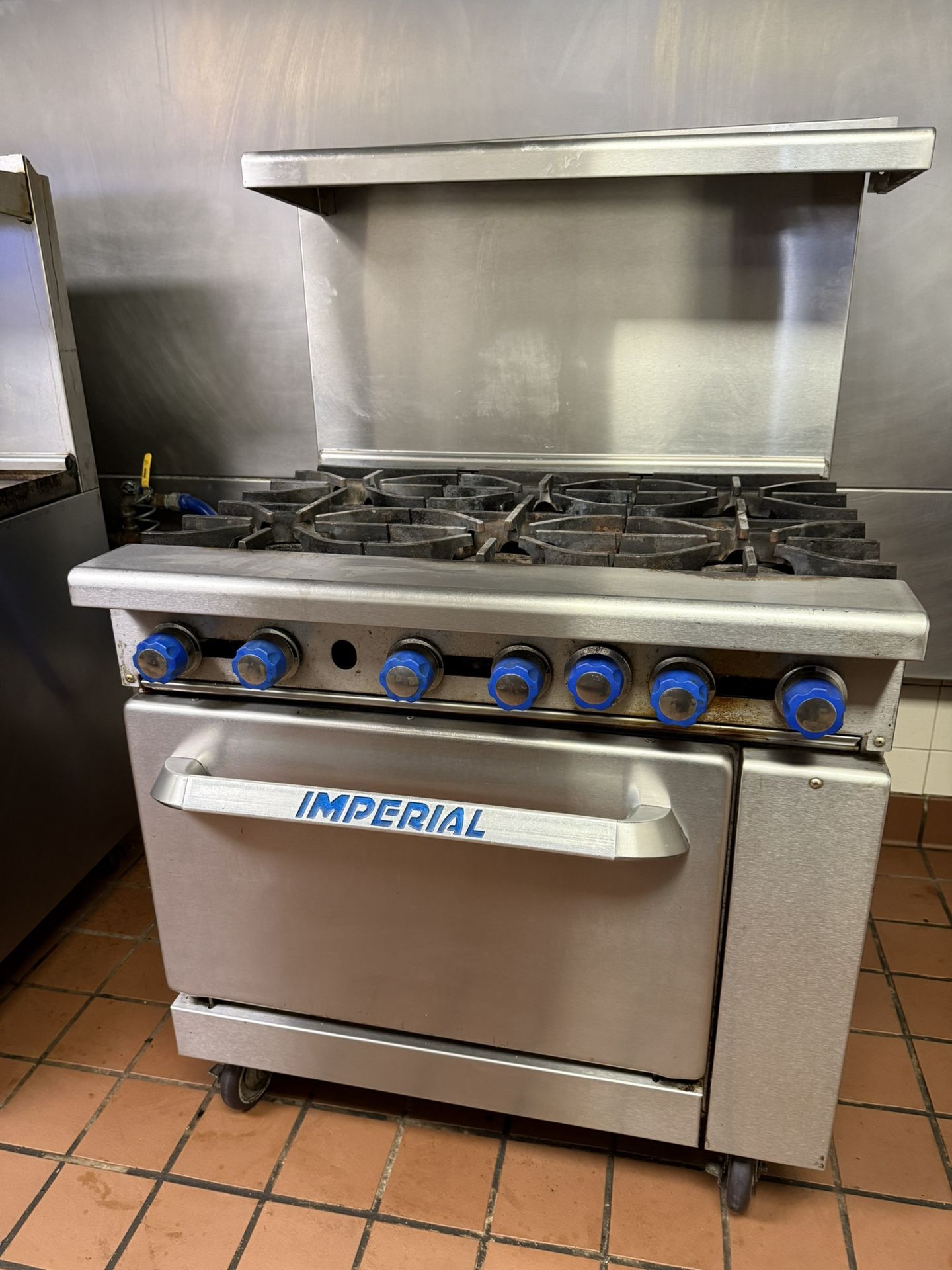 Imperial Gas Range with Standard Oven – 6 Burner