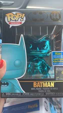 Funko POP Teal Chrome Batman