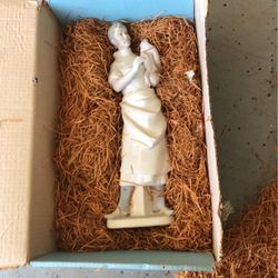 Rare and Retired Lladro Obstetrician With Newborn Baby