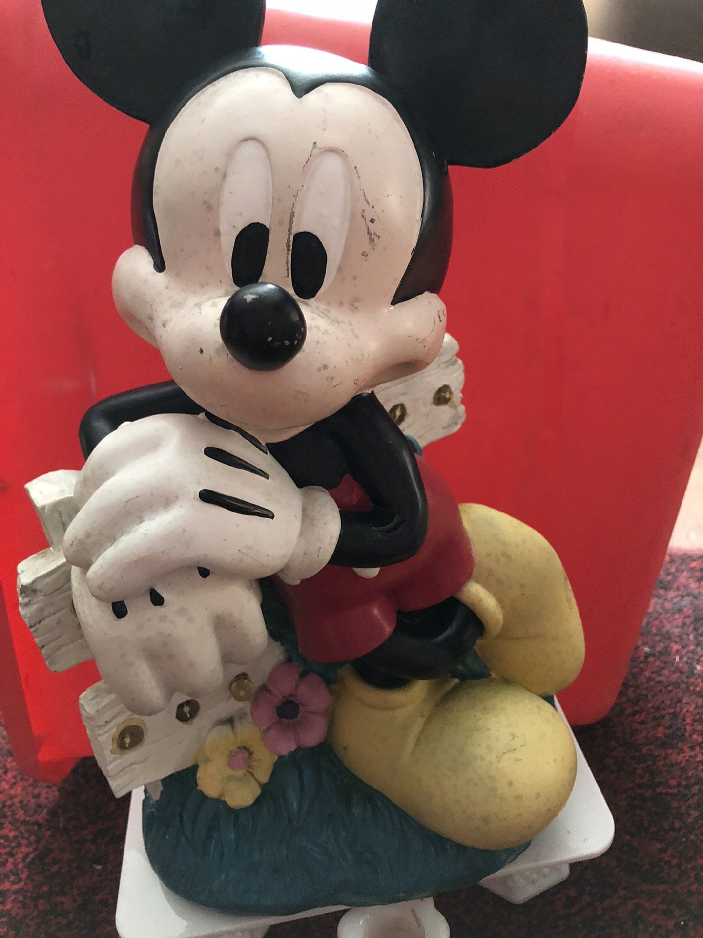 Rare Mickey Mouse In The Graden