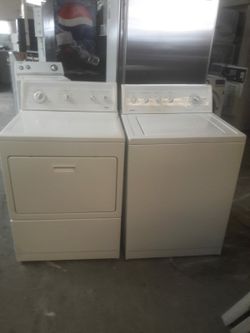 gas kenmore brand washer and dryer set 3 months warranty delivery and installation