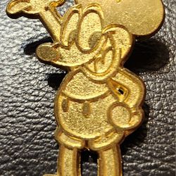 Disney Shanghai Disney Resort Gold Tone Mickey Mouse Welcome Trading Pin- from the Gold Mickey Through The Years Mystery Collection, released in 2008