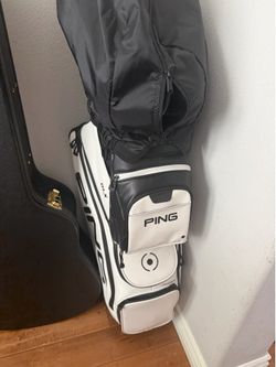PING DLX Cart Golf Bag – White/Black