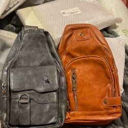 Crossbody Bag New Unisex  Either Grey Or Brown