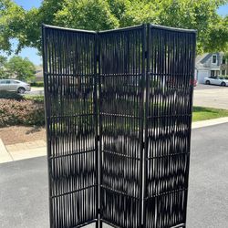 Bamboo Folding Privacy Screen