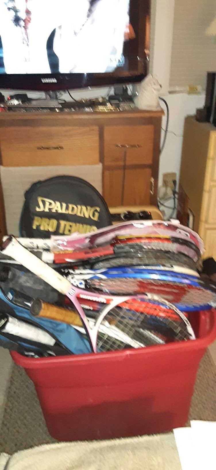 Twenty Tennis Rackets