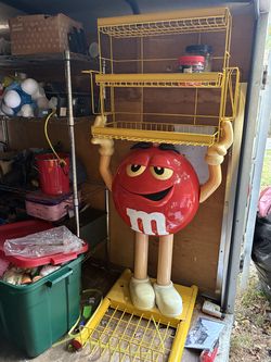Vintage 5’ M&M Candy shelves