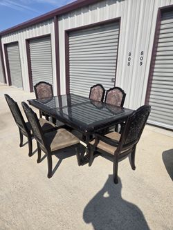 Dining Table Set with 6 Chairs
