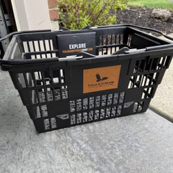 Large Black Shopping Basket with Handles!  