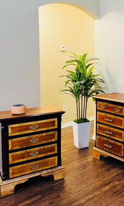 Elegant dresser and nightstand