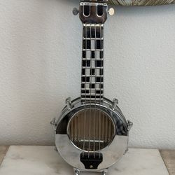 Mid Century 50’s Japanese Banjo-Shaped Musical Liquor Decanter