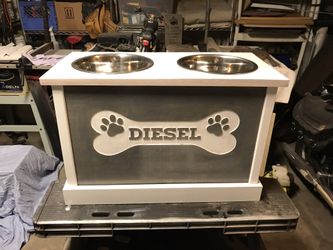 Raised Dog Feeders (personalized)
