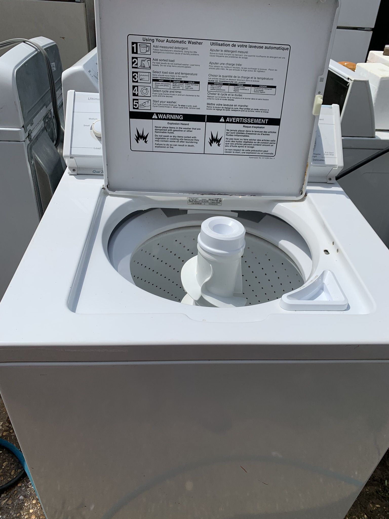 Whirlpool Extra Large Capacity Heavy Duty Washer