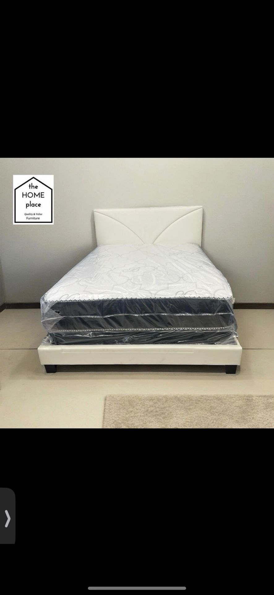 Brand New Queen Bed Frame With Mattress & Box Spring Today Only $349. 🚨 Ready For Delivery 🚚