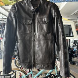 Ducati Brown leather jacket 